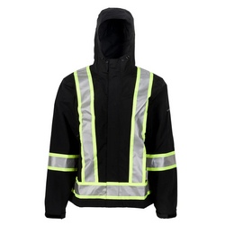FULL SHARE JACKET CSA BLACK REFLECTIVE MEDIUM